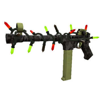 Unusual Festivized Professional Killstreak Woodsy Widowmaker SMG (Factory New)