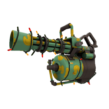 Unusual Festivized Quack Canvassed Minigun (Factory New)