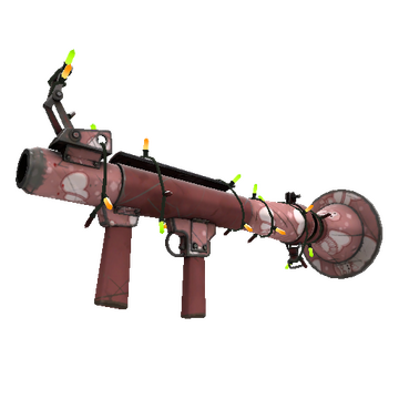 Unusual Festivized Seriously Snowed Rocket Launcher (Well-Worn)
