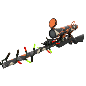 Unusual Festivized Simple Spirits Sniper Rifle (Field-Tested)