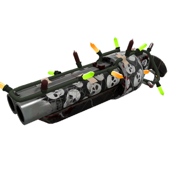 Unusual Festivized Skull Cracked Scattergun (Battle Scarred)