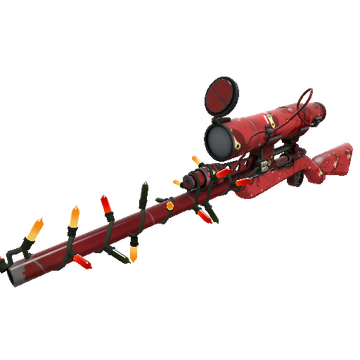 Unusual Festivized Smissmas Spycrabs Sniper Rifle (Well-Worn)