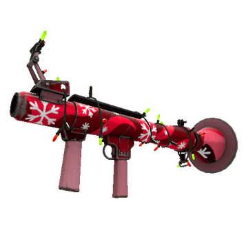 Unusual Festivized Snowflake Swirled Rocket Launcher (Field-Tested)