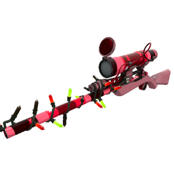 Unusual Festivized Snowflake Swirled Sniper Rifle (Minimal Wear)