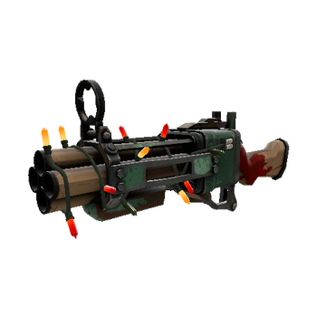 Unusual Festivized Specialized Killstreak Alpine Iron Bomber (Well-Worn)