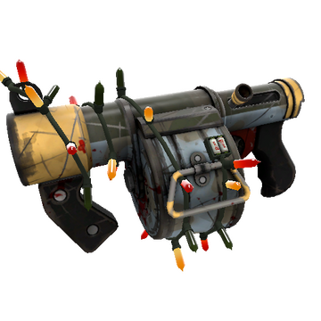 Unusual Festivized Specialized Killstreak Blitzkrieg Stickybomb Launcher (Well-Worn)
