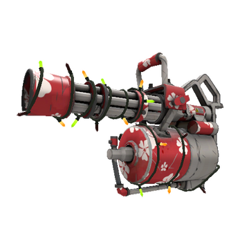Unusual Festivized Specialized Killstreak Bloom Buffed Minigun (Field-Tested)