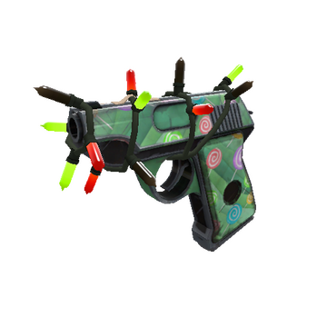Unusual Festivized Specialized Killstreak Brain Candy Pistol (Field-Tested)