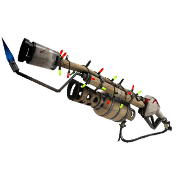 Unusual Festivized Specialized Killstreak Cardboard Boxed Flame Thrower (Well-Worn)