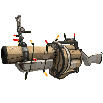 Unusual Festivized Specialized Killstreak Cardboard Boxed Grenade Launcher (Field-Tested)
