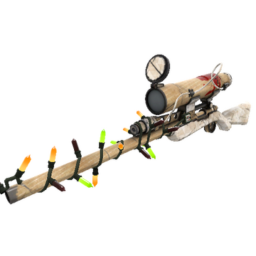 Unusual Festivized Specialized Killstreak Cardboard Boxed Sniper Rifle (Well-Worn)