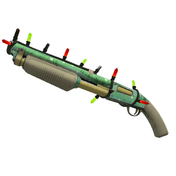 Unusual Festivized Specialized Killstreak Flower Power Shotgun (Minimal Wear)