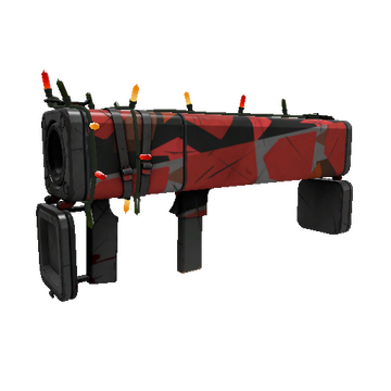 Unusual Festivized Specialized Killstreak Geometrical Teams Black Box (Well-Worn)