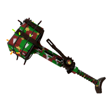 Unusual Festivized Specialized Killstreak Gifting Mann's Wrapping Paper Powerjack (Field-Tested)