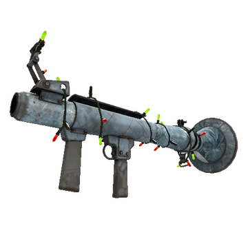 Unusual Festivized Specialized Killstreak Glacial Glazed Rocket Launcher (Well-Worn)
