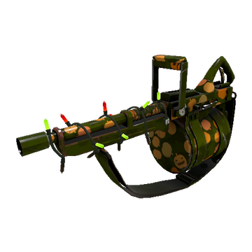 Unusual Festivized Specialized Killstreak Gourdy Green Tomislav (Minimal Wear)