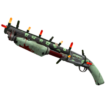 Unusual Festivized Specialized Killstreak Haunted Ghosts Shotgun (Battle Scarred)