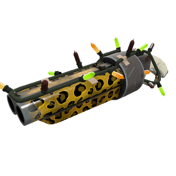Unusual Festivized Specialized Killstreak Leopard Printed Scattergun (Field-Tested)