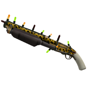 Unusual Festivized Specialized Killstreak Leopard Printed Shotgun (Field-Tested)