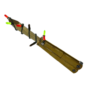 Unusual Festivized Specialized Killstreak Mannana Peeled Knife (Field-Tested)