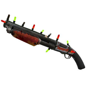 Unusual Festivized Specialized Killstreak Organ-ically Hellraised Shotgun (Well-Worn)