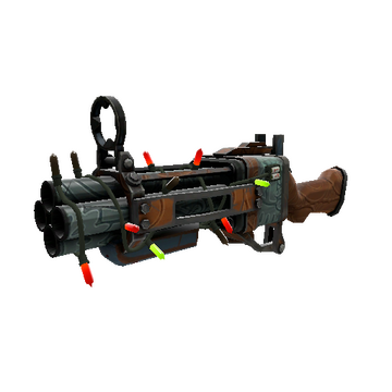 Unusual Festivized Specialized Killstreak Pacific Peacemaker Iron Bomber (Field-Tested)