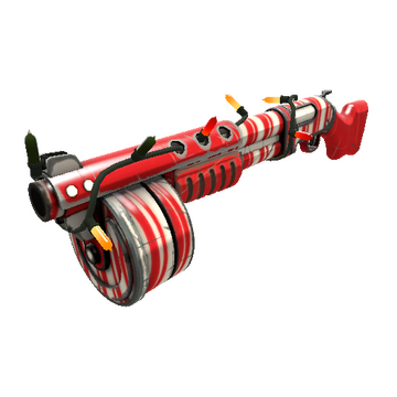 Unusual Festivized Specialized Killstreak Peppermint Swirl Panic Attack (Field-Tested)