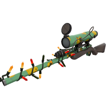 Unusual Festivized Specialized Killstreak Quack Canvassed Sniper Rifle (Field-Tested)