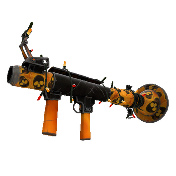 Unusual Festivized Specialized Killstreak Searing Souls Rocket Launcher (Well-Worn)