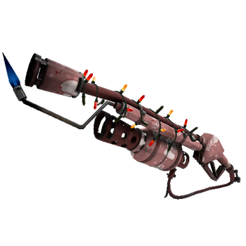 Unusual Festivized Specialized Killstreak Seriously Snowed Flame Thrower (Field-Tested)