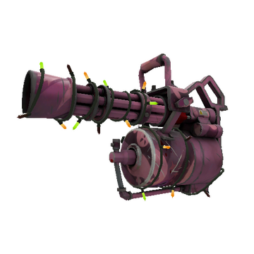 Unusual Festivized Specialized Killstreak Spectral Shimmered Minigun (Well-Worn)