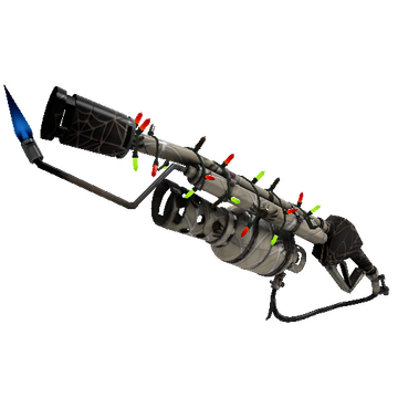 Unusual Festivized Specialized Killstreak Spider Season Flame Thrower (Field-Tested)