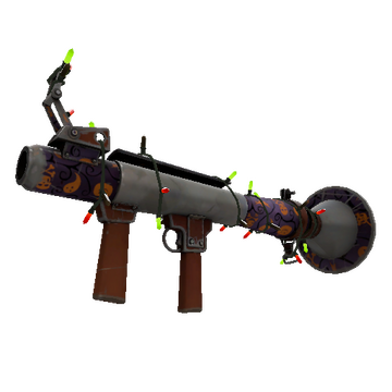 Unusual Festivized Specialized Killstreak Spirit of Halloween Rocket Launcher (Well-Worn)