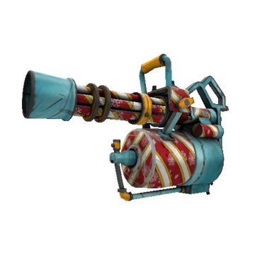 Unusual Frosty Delivery Minigun (Well-Worn)