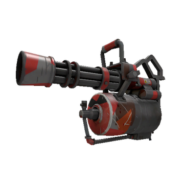 Unusual Geometrical Teams Minigun (Well-Worn)