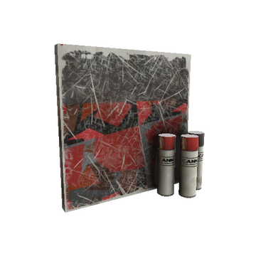 Unusual Geometrical Teams War Paint (Well-Worn)
