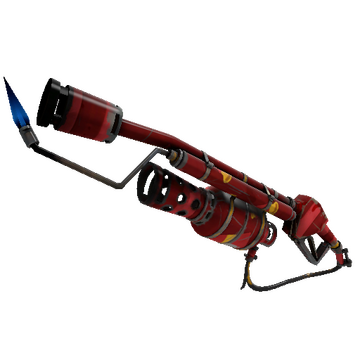 Unusual Gift Wrapped Flame Thrower (Well-Worn)