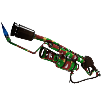 Unusual Gifting Mann's Wrapping Paper Flame Thrower (Minimal Wear)