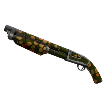 Unusual Gourdy Green Shotgun (Well-Worn)