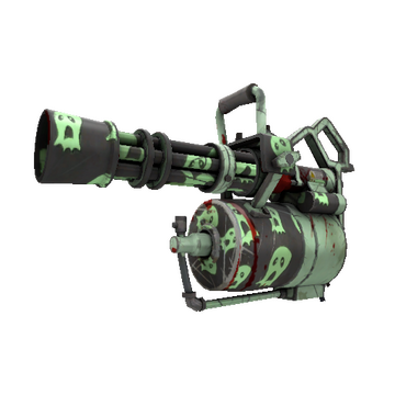 Unusual Haunted Ghosts Minigun (Battle Scarred)