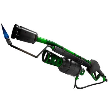 Unusual Health and Hell (Green) Flame Thrower (Field-Tested)