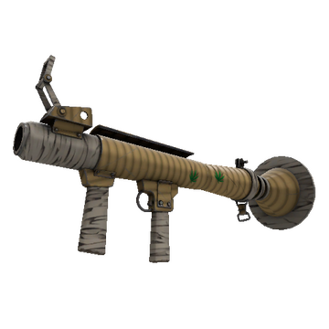 Unusual Killstreak Bamboo Brushed Rocket Launcher (Minimal Wear)