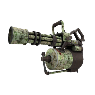 Unusual Killstreak Bank Rolled Minigun (Field-Tested)