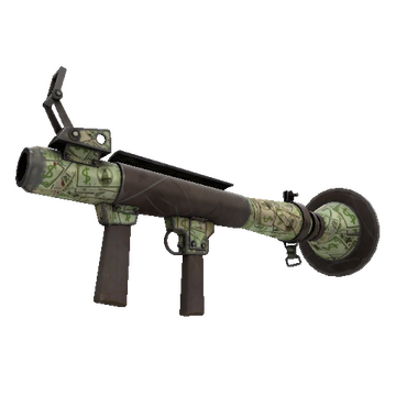 Unusual Killstreak Bank Rolled Rocket Launcher (Well-Worn)