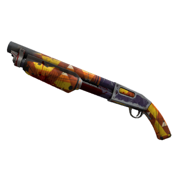 Unusual Killstreak Candy Coated Shotgun (Battle Scarred)