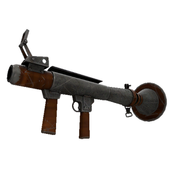 Unusual Killstreak Damascus & Mahogany Rocket Launcher (Well-Worn)