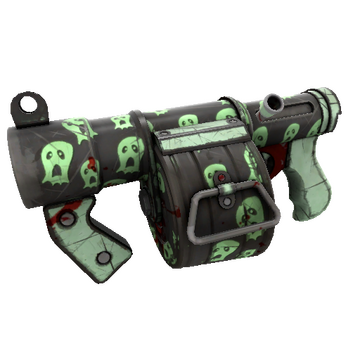 Unusual Killstreak Haunted Ghosts Stickybomb Launcher (Battle Scarred)