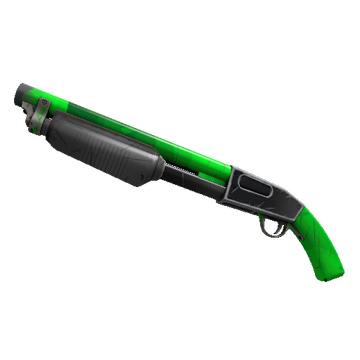 Unusual Killstreak Health and Hell (Green) Shotgun (Field-Tested)