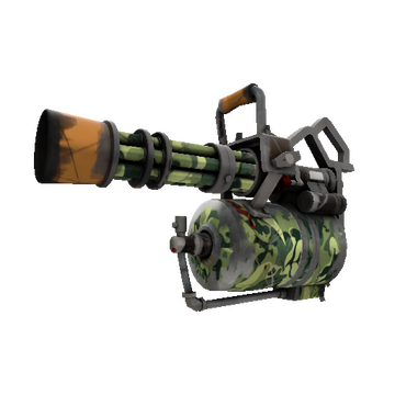 Unusual Killstreak King of the Jungle Minigun (Well-Worn)