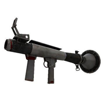 Unusual Killstreak Secretly Serviced Rocket Launcher (Battle Scarred)